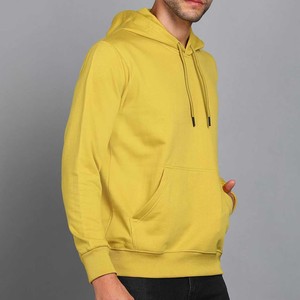 Sweat à capuche pour homme, coupe classique, 100% coton, tissu polaire avec poche, séchage rapide, respirant, vêtements décontractés pour l'hiver - Product Image 3