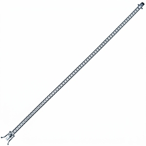 Montura para Pulsera de Tenis Cuadrada/Princesa en Plata de Ley 925 - Product Image 5