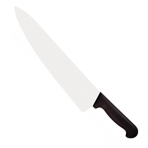 Couteaux de chef haut de gamme avec lame en acier inoxydable de 300 mm, manche noir, pour la cuisine quotidienne, la découpe des aliments et un usage professionnel - Product Image 3