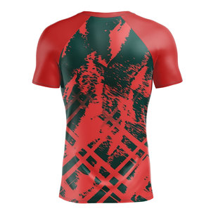 Custom New Sublimation Printed <b>Compression</b> <b>Shirt</b> Short Sleeve Gym Wear Rash Guard <b>for</b> <b>Men</b> MMA Fighting Top - Product Image 2