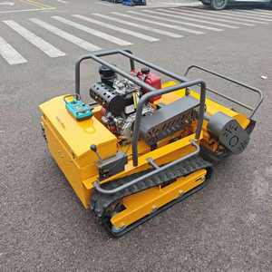 Desbrozadora de gasolina de 4 tiempos de grado profesional con cuchillas rotativas, velocidad variable, refrigeración por aire forzado, compacta, para espacios verdes públicos - Product Image 4