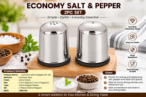 เกลือและพริกไทยเศรษฐกิจสแตนเลส - Product Image 3