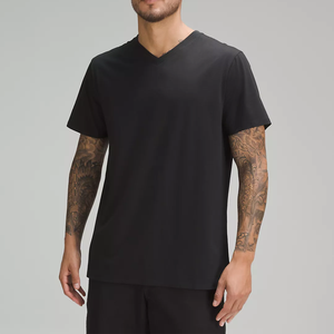 Clothing Manufacturers Custom Casual Solid <b>Mens</b> Front Logo Plain Heavyweight 100% Cotton Regular Fit Breathable Quick Dry - Product Image 2