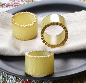 Anillo de Servilleta de Resina de Estilo Clásico, para el Hogar, Restaurante, Vajilla, Cocina, con Diseño de Brillo Plateado, Anillo de Servilleta de Resina Azul - Product Image 2