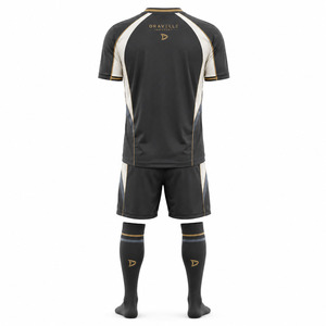 Tenues de football personnalisées pour équipes, livraison rapide, en gros : Maillots et shorts sublimés, fabrication OEM |   Options de marque privée disponibles - Product Image 3