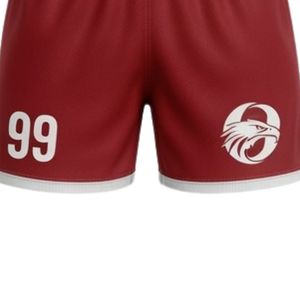 ชุดยูนิฟอร์มแฮนด์บอลลายทางสีแดงมะกอกสำหรับผู้ชาย ชุดเสื้อเจอร์ซีย์โพลีเอสเตอร์ กางเกงขาสั้น ชุดกีฬาสำหรับทีม ชุดฝึกซ้อมและแข่งขัน - Product Image 6