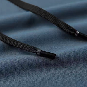 Casual wear top quality made 100% cotton <b>fabric</b> plain color with drawstring and hood regular sleeve men hoodies - Product Image 5