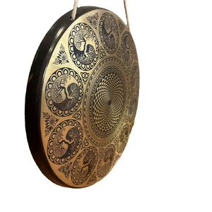Campana de Metal tradicional de Tam-Tam Gong hecha a mano, campana de canto decorativa de Nepal para meditación de Yoga, Meditación de campana de Yoga curativa - Product Image 3