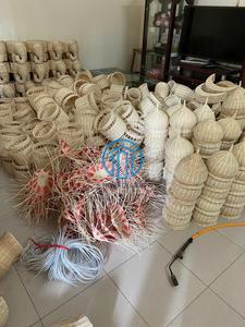 Handwoven Pendant Lamp Shade – Natural Rattan Lighting for Home Decor, <b>Ceiling</b> <b>Light</b> Cover, Warm And Elegant Style - Product Image 5