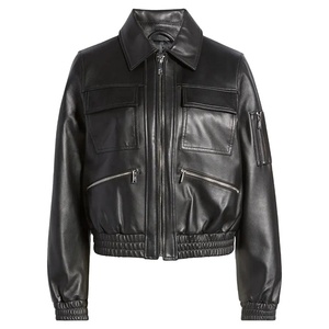 Nueva chaqueta de cuero para mujer con personalización en la mejor calidad hecha a medida para unisex 2026 - Product Image 5