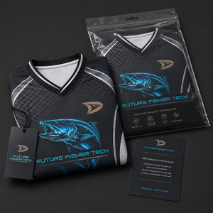 เสื้อแข่งตกปลาผู้ชายแบบสั่งทำ OEM ลายโฮโลแกรม ขนาดใหญ่พิเศษ แห้งเร็ว ระบายอากาศดี UPF 50+ แขนยาว สำหรับการแข่งขัน - Product Image 4