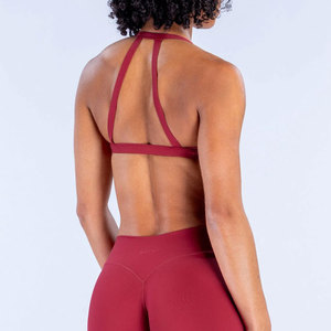 Back <b>Cross</b> Shoulder Straps Ladies Yoga Fitness Quick Dry Seamless Bra Body <b>Fit</b> Four Way Stretch Summer Wear Breathable Bra - Product Image 2