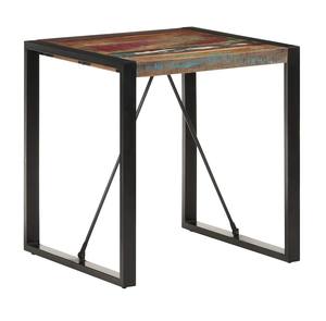 โต๊ะอาหารพับได้ไม้เนื้อแข็งรีไซเคิลสไตล์อินดัสเทรียลกลางศตวรรษ หลายสี สำหรับบ้าน ครัว ร้านอาหาร และบ้านสไตล์ฟาร์มเฮาส์ - Product Image 4