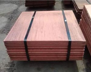 ทองแดงแคโทดเกรดพรีเมียมคุณภาพส่งออก Cu-CATH-1 |   ความบริสุทธิ์ 99.99% ปริมาณสิ่งเจือปนต่ำ |   การเชื่อมแบบมีความนำไฟฟ้าสูง - Product Image 3