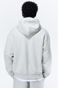 เสื้อฮู้ดดี้โอเวอร์ไซส์ขายส่ง ปักโลโก้ได้ ผ้าฝ้ายฟลีซ สตรีทแวร์ สำหรับผู้ชายและผู้หญิง - Product Image 3