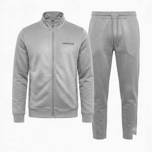 Hawk Eye Sports Customized Men's Winter Thick Fleece Slim Sports Suit Tracksuits <b>Pants</b> Leopard Pattern Own Logo Anti-Bacterial - Product Image 6