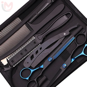 Professional Hair Styling Tools <b>Set</b> with Stainless Steel Shears Combs and Accessories for <b>Barber</b> Salon Use - Product Image 3