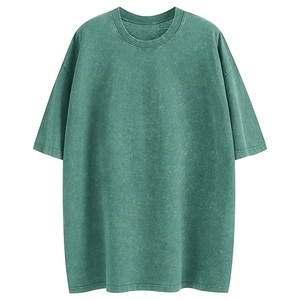 Ropa Urbana de Primera Calidad, Lavada con Ácido, Poliéster/Algodón, Corte Regular, Ecológica, Transpirable, con Logotipo Personalizado, Estilo Vintage, Unisex - Product Image 4