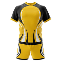 Promo Panas Seragam Rugby Unisex Pakaian Olahraga Kustom Bernapas 100% Poliester Kualitas Unik Langsung dari Pabrik OEM Set Dapat Disesuaikan