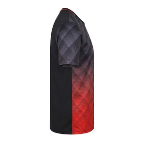 Camiseta de Manga Corta para Hombre Ekin Impex, Cuello Redondo, Estampado Geométrico, Secado Rápido, Estilo Urbano, Corte Regular, Poliéster, Logotipo Frontal Tejido - Product Image 4
