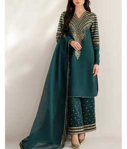 Servicio OEM: Shalwar Kameez de moda para mujer en diferentes colores y tallas, listo para usar. Vestido Shalwar Kameez para mujer. - Product Image 3