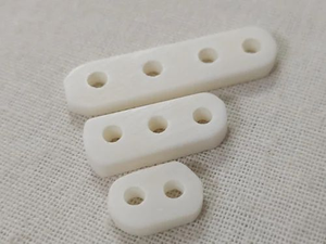 Separadores de Hueso Naturales Hechos a Mano con Forma Rectangular de 4 Agujeros, Cuentas Blancas con Temática Animal para Creaciones de Joyería de Uso Diario - Product Image 5