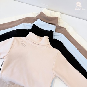 เสื้อเด็กชายหญิง แขนยาว คอเต่า 10 ซม. เสื้อซับในกันหนาว ราคาโรงงาน เวียดนาม - Product Image 5