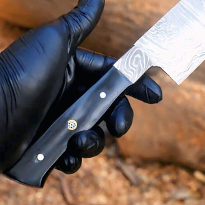 Couteau de chef professionnel en acier Damas, outil de cuisine polyvalent pour la viande, le poisson, les légumes, avec des performances durables - Product Image 4