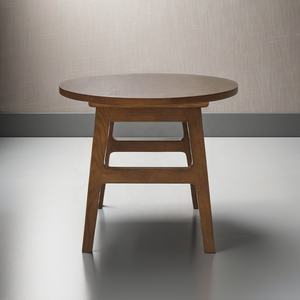 Table d'appoint en bois de caoutchouc Table d'extrémité en bois naturel Fabrication OEM Meubles de soutien fabriqués au Vietnam - Product Image 1