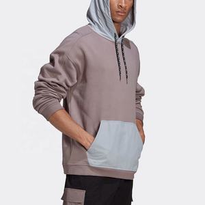 เสื้อฮู้ดผู้ชายผ้าฝ้ายโพลีเอสเตอร์แฟชั่นใหม่เสื้อมีฮู้ดแบบสตรีทหนาพิมพ์ลายสำหรับฤดูหนาว - Product Image 2