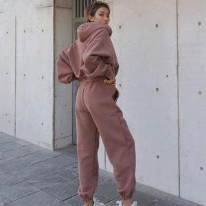 <b>Women's</b> Casual <b>2</b> <b>Piece</b> Hoodie Set Long Sleeve Sweatshirt and Jogger Pants Tracksuit <b>Outfit</b> - Product Image 5