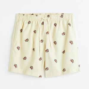 Short de fitness d'été personnalisé pour hommes, séchage rapide 100% polyester, short de plage et de natation imprimé en maille unie, vente en gros - Product Image 1