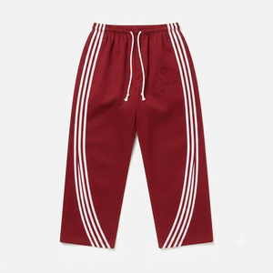 Custom OEM Mens Casual Straight Woolen Mid Athletic Jogger Tracksuit Pants Lightweight Breathable Workout Running Cheap Price - Product Image 4