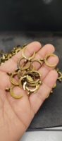 Breloques en laiton corail élégantes faites sur mesure pour enfants, en forme d'ailes, pour mariage, micro-macramé, pendentif plaqué or, bijoux bohème chic