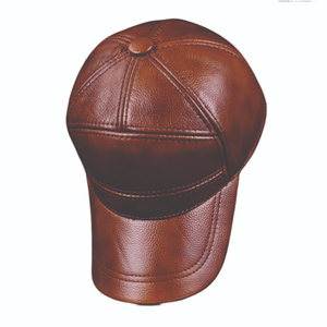 New Design <b>Baseball</b> <b>Caps</b> Genuine Leather Custom Made Black Fitted Leather <b>Baseball</b> <b>Caps</b> Leather <b>Caps</b> OEM Service in Cheap Prices - Product Image 5