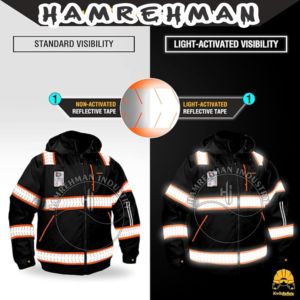 Security Multiple Size Reflective Safety Coat Men's High Visibility <b>Construction</b> <b>Work</b> <b>Jackets</b> Custom Made Customized Hot Sale - Product Image 5
