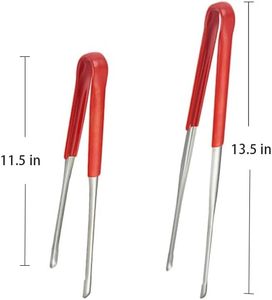 Premium Stainless Steel Kitchen Grill <b>Tongs</b> for Cooking BBQ <b>Serving</b> - Product Image 6