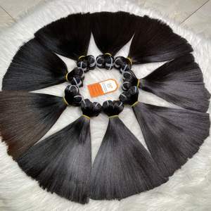 Extensions de cheveux de qualité supérieure prêts à être expédiés vendeur en gros de cheveux humains bruts vietnamiens de courte durée - Product Image 3