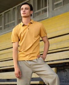 Polo pour homme avec poche, manches courtes, séchage rapide, tricoté en polyester, ensemble de vêtements de sport décontractés - Product Image 6