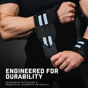 Muñequeras de Powerlifting de Apariencia Atlética Moderna, Aptas para Gimnasios Comerciales, Deportivas, Versátiles, Estilo Vintage, con Logotipo Personalizado - Product Image 6