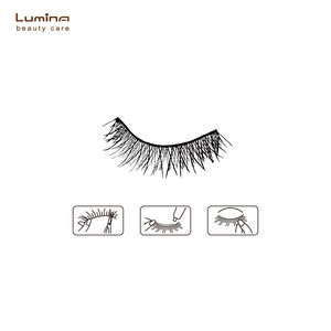 Lumina 10 pares de pestañas postizas hechas a mano CR07 - Product Image 3