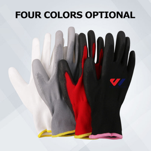 Guantes de Trabajo Industriales Recubiertos de Nitrilo y PU, Tejido de Nailon Transpirable, Ligeros y con Buen Agarre para Construcción, Taller y Mantenimiento - Product Image 2