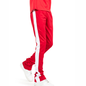 Custom Made High Quality Casual Flared Jogger Track Men's Pants 2026 New Fashion Loose Fit Flare <b>Trouser</b> For Men - Product Image 3