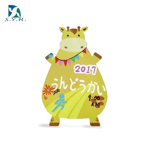 Giraffe-Shaped Portable Lightweight <b>Desk</b> Top Memo Board Small Whiteboard Writing Display Advertising Board Eco-Friendly - Product Image 1