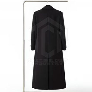 Fashion Winter Wool Overcoat for Men Modern Regular Breathable <b>Fur</b> <b>Trim</b> Warm Fabric Bulk Supply - Product Image 2