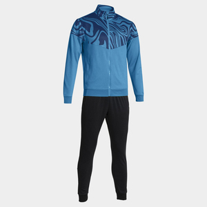 Survêtement de sport pour hommes en gros, imprimé par sublimation à motif vague, avec fermeture éclair intégrale, pour entraînement de football, OEM B2B personnalisé - Product Image 6