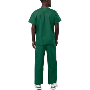Ensemble de vêtements de travail médicaux personnalisés, tenue infirmière douce au toucher, haut et pantalon unisexes - Product Image 2