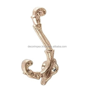 ชุดตะขอแขวนผนังทำจากทองเหลืองแข็งและตะขอติดผนังประหยัดพื้นที่4ชิ้นทนทานต่อการจัดระเบียบและการจัดเก็บในราคาที่ดีที่สุด - Product Image 6