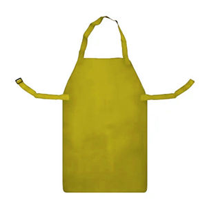 Delantal de Soldador de Cuero Vacuno Resistente al Fuego, Certificado, de Algodón, Delantal de Seguridad Industrial para Soldadura - Product Image 3