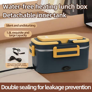 Boîte à lunch électrique personnalisée en usine, rechargeable, grande capacité, chauffe-plat intelligent, auto-chauffante pour le bureau et l'école - Product Image 3